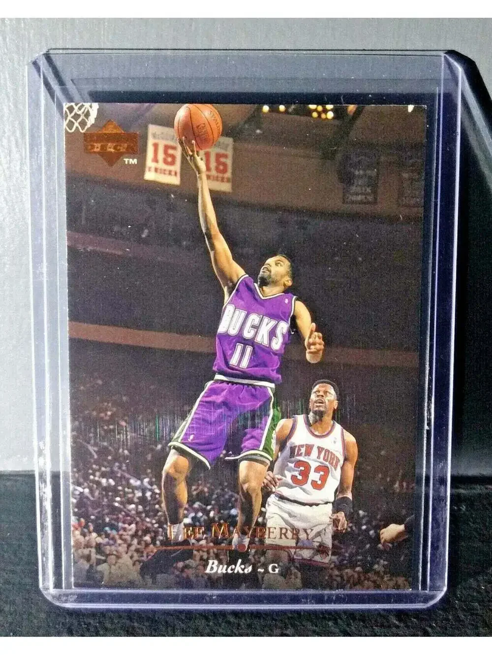 1995-96 Upper Deck Lee Mayberry #107 Basketball Card